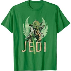 image:imageStar Wars Yoda Jedi Lightsaber TShirt TShirtKelly Green