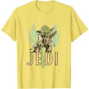 image:imageStar Wars Yoda Jedi Lightsaber TShirt TShirtLemon Yellow