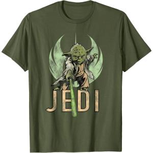 image:imageStar Wars Yoda Jedi Lightsaber TShirt TShirtOlive Green