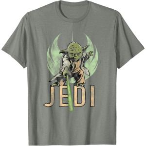 image:imageStar Wars Yoda Jedi Lightsaber TShirt TShirtOlive Heather