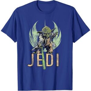 image:imageStar Wars Yoda Jedi Lightsaber TShirt TShirtRoyal Blue