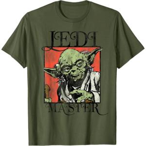 image:imageStar Wars Yoda Jedi Master Retro TShirt TShirtOlive Green