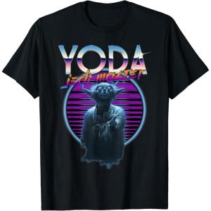 image:imageStar Wars Yoda Jedi Master The Ultimate Retro 80s TShirt TShirtBlack