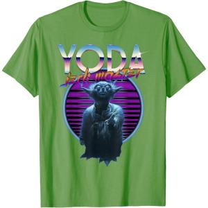 image:imageStar Wars Yoda Jedi Master The Ultimate Retro 80s TShirt TShirtGrass Green