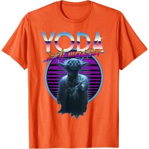 image:imageStar Wars Yoda Jedi Master The Ultimate Retro 80s TShirt TShirtOrange