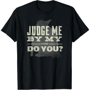 image:imageStar Wars Yoda Judge Me By My Size Do You TShirtBlack