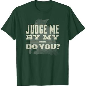 image:imageStar Wars Yoda Judge Me By My Size Do You TShirtDark Green