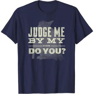 image:imageStar Wars Yoda Judge Me By My Size Do You TShirtNavy Blue
