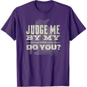 image:imageStar Wars Yoda Judge Me By My Size Do You TShirtPurple