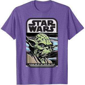 image:imageStar Wars Yoda Judge Me by my Size Do You TShirt TShirtPurple Heather