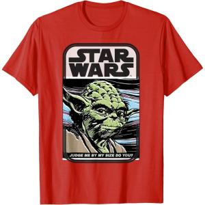image:imageStar Wars Yoda Judge Me by my Size Do You TShirt TShirtRed