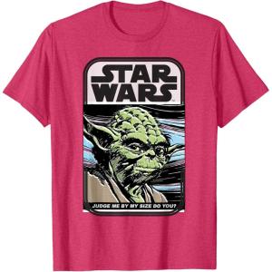 image:imageStar Wars Yoda Judge Me by my Size Do You TShirt TShirtRed Heather