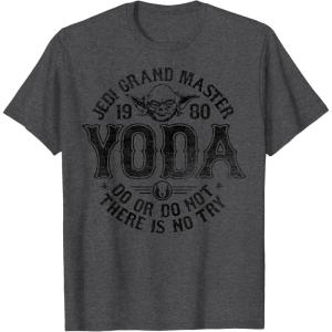 image:imageStar Wars Yoda Master 1980 Do Or Do Not TShirtDark Heather Grey