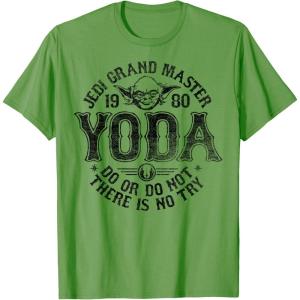 image:imageStar Wars Yoda Master 1980 Do Or Do Not TShirtGrass Green