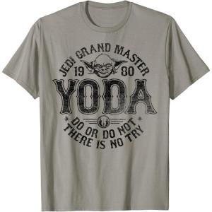 image:imageStar Wars Yoda Master 1980 Do Or Do Not TShirtSlate Grey