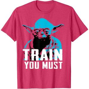 image:imageStar Wars Yoda Small You are Train You Must Graphic TShirt TShirtRed Heather