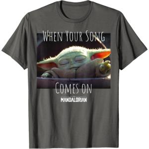 image:imageStar Wars Yoda Song Meme TShirtAsphalt Grey