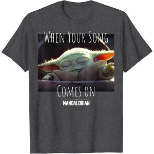 image:imageStar Wars Yoda Song Meme TShirtDark Heather Grey