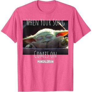 image:imageStar Wars Yoda Song Meme TShirtPink Heather