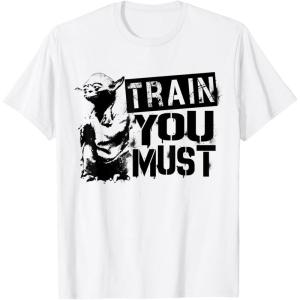 image:imageStar Wars Yoda Train You Must Active Graphic TShirt TShirtWhite