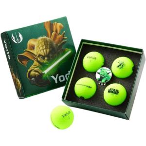 image:imageVolvik Vivid Soft Star Wars Golf Ball Gift Sets 4 PackYoda