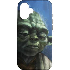 image:imageiPhone 16 Star Wars Yoda Jedi Master Classic Illustration Stormy Blue CaseiPhone 16