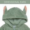image:imageSTAR WARS The Mandalorian Grogu Cozy Sherpa Cosplay Hoodie Newborn to Big Kid Sizes 03 Months  1416Green