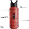image:imageSimple Modern Summit Water Bottle with Straw Lid  Star Wars 30oz Leak Proof Stainless Steel Insulated Cup  Gifts for Him  The DarkMarvel Spider Armor