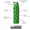 image:imageSimple Modern Summit Water Bottle with Straw Lid  Star Wars 30oz Leak Proof Stainless Steel Insulated Cup  Gifts for Him  The DarkMinecraft Creeper