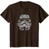image:imageStar Wars Arctic Camo Stormtrooper Helmet TShirtBrown