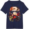 image:imageStar Wars Blooming Stormtrooper Floral Fill TShirtNavy Blue
