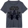 image:imageStar Wars Darth Vader And Stormtroopers TShirtHeather Blue