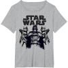 image:imageStar Wars Darth Vader And Stormtroopers TShirtHeather Grey
