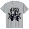 image:imageStar Wars Darth Vader And Stormtroopers TShirtHeather Grey