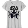 image:imageStar Wars Darth Vader And Stormtroopers TShirtSilver Grey