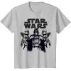 image:imageStar Wars Darth Vader And Stormtroopers TShirtSilver Grey