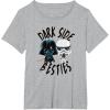image:imageStar Wars Darth Vader and Stormtrooper Best Friend TShirtHeather Grey