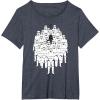 image:imageStar Wars Darth Vader and Stormtroopers Print TShirtHeather Blue