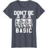 image:imageStar Wars Dont Be Basic Stormtroopers Line Up TShirtHeather Blue