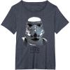 image:imageStar Wars Jedi Fallen Order Stormtrooper Portrait TShirtHeather Blue
