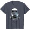 image:imageStar Wars Jedi Fallen Order Stormtrooper Portrait TShirtHeather Blue
