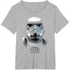 image:imageStar Wars Jedi Fallen Order Stormtrooper Portrait TShirtHeather Grey