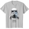 image:imageStar Wars Jedi Fallen Order Stormtrooper Portrait TShirtSilver Grey