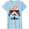image:imageStar Wars Paradise Floral Palms Stormtrooper Helmet TShirtBaby Blue