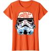 image:imageStar Wars Paradise Floral Palms Stormtrooper Helmet TShirtOrange
