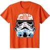 image:imageStar Wars Paradise Floral Palms Stormtrooper Helmet TShirtOrange