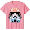 image:imageStar Wars Paradise Floral Palms Stormtrooper Helmet TShirtPink