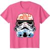 image:imageStar Wars Paradise Floral Palms Stormtrooper Helmet TShirtPink Heather