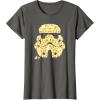 image:imageStar Wars Popcorn Stormtrooper Helmet TShirtAsphalt Grey