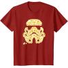 image:imageStar Wars Popcorn Stormtrooper Helmet TShirtCranberry Red